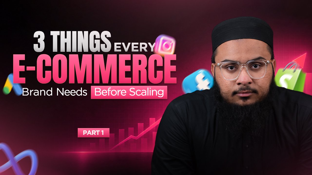 Scaling your e-commerce brand isn’t just about increasing your ad budget!!